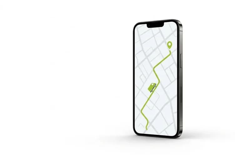 Live parcel tracking on a phone
